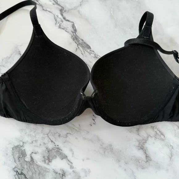 Victoria’s Secret Black Push Up Bra Size 32B - Picture 3 of 4